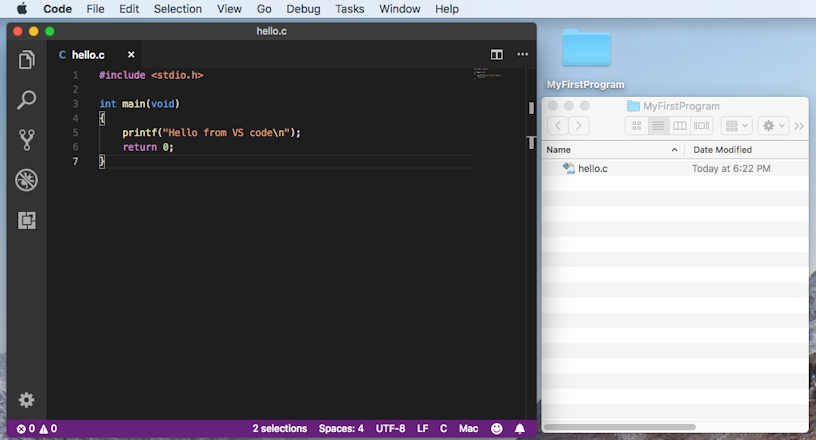 visual studio for mac supported languages